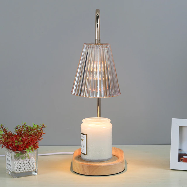 Lampe Chauffe-Bougie de Table avec Lampe SPA à Deux Ampoules Créative 